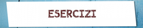esercizi da fare allenamento